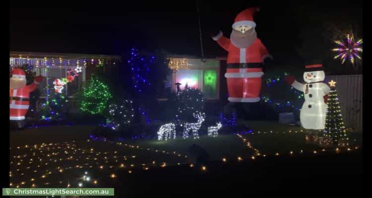 Christmas Light display at 7 Todd Crescent, Peakhurst
