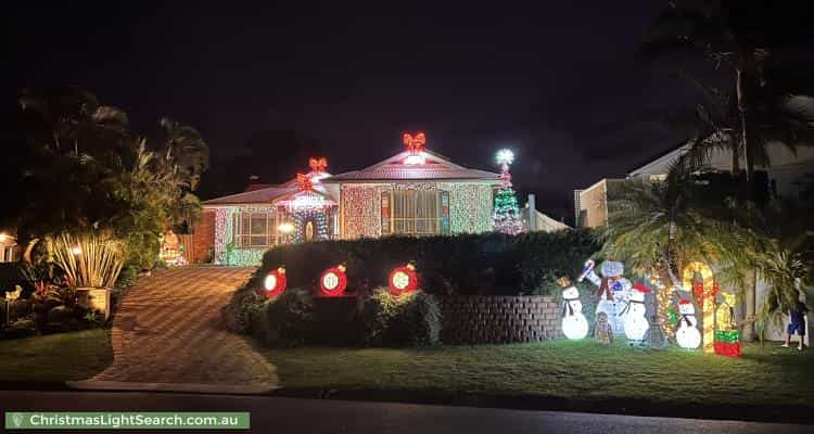 Christmas Light display at 4 Creswell Court, Tannum Sands