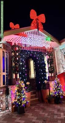 Christmas Light display at 4 Creswell Court, Tannum Sands