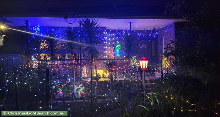 Christmas Light display at 20 Derby Street, Pascoe Vale