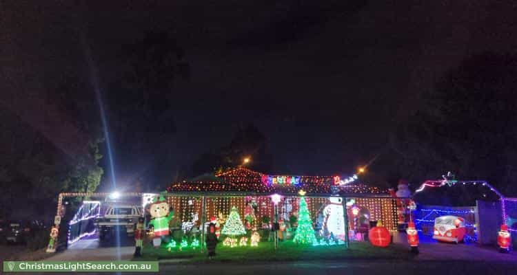Christmas Light display at 1 Stoneleigh Place, Craigieburn