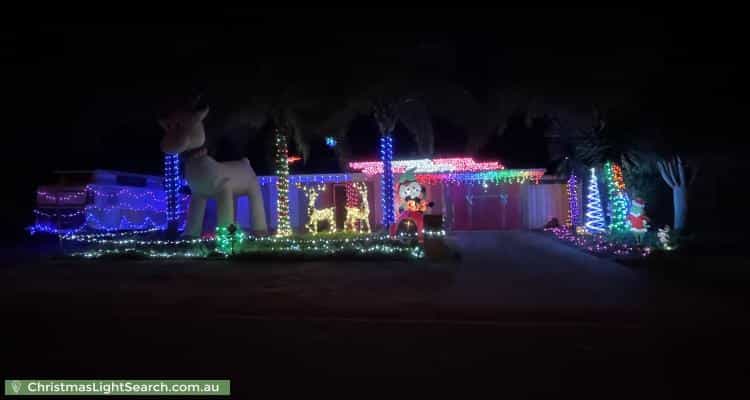Christmas Light display at  Brooks Avenue, Willaston