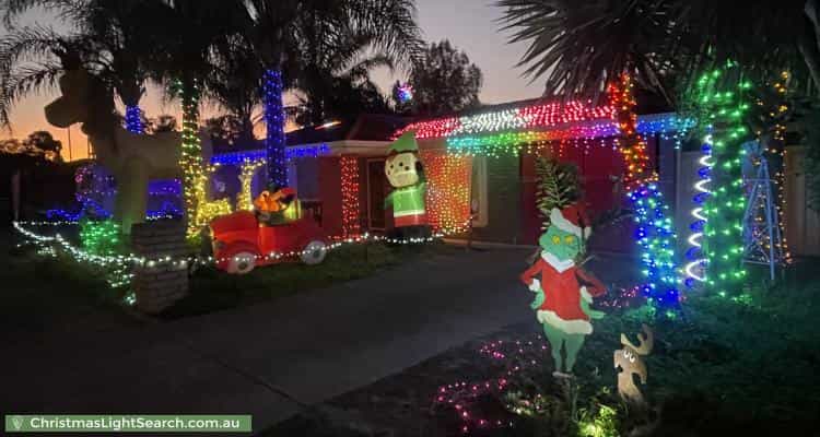 Christmas Light display at  Brooks Avenue, Willaston