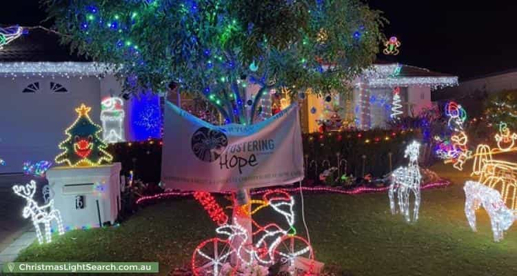 Christmas Light display at 6 Anacapri Road, Hillarys