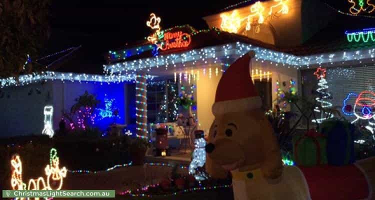 Christmas Light display at 6 Anacapri Road, Hillarys