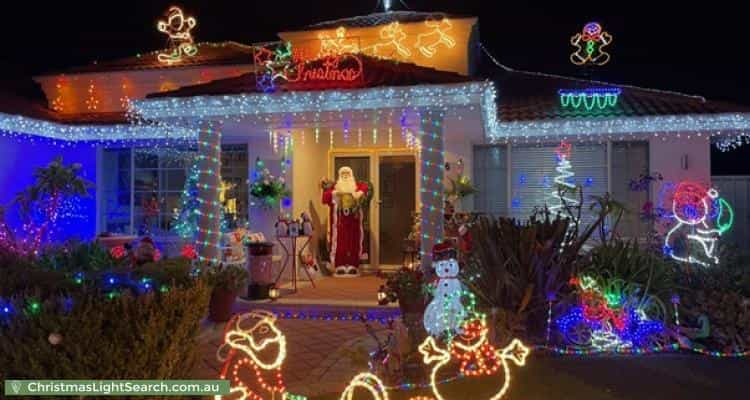 Christmas Light display at 6 Anacapri Road, Hillarys