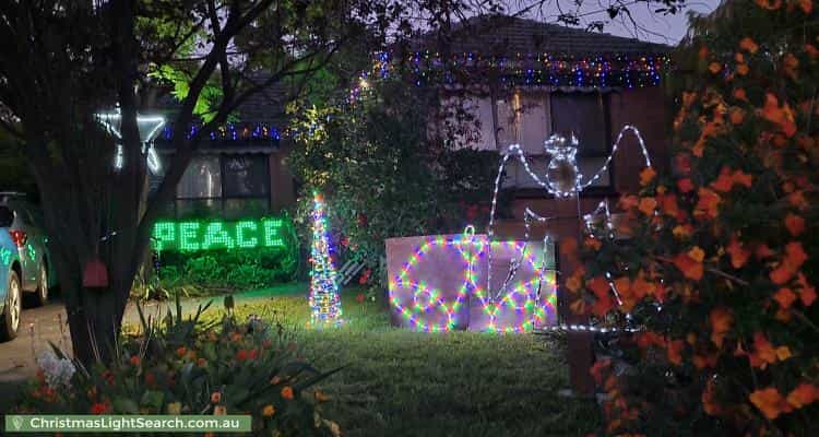 Christmas Light display at 7 McCulloch Street, Nunawading
