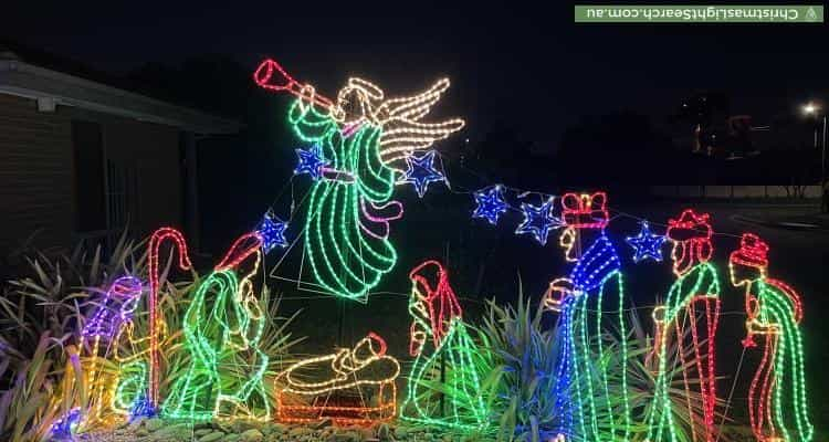 Christmas Light display at 64 Whitsunday Drive, Hoppers Crossing