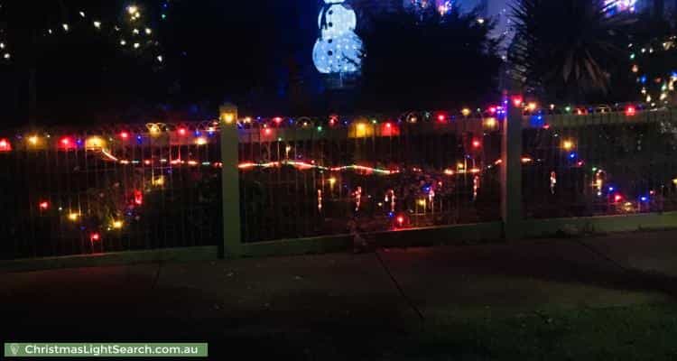 Christmas Light display at 2 Daylesford Court, Eynesbury