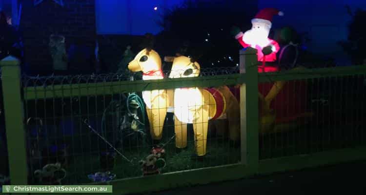 Christmas Light display at 2 Daylesford Court, Eynesbury