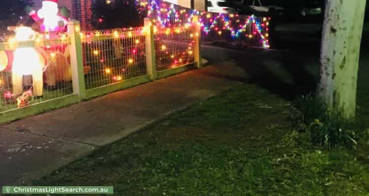 Christmas Light display at 2 Daylesford Court, Eynesbury