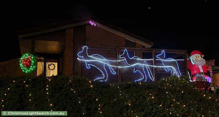 Christmas Light display at 41 Must Circuit, Calwell
