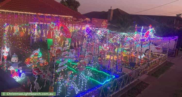 Christmas Light display at 45 Days Road, Croydon Park