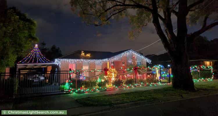 Christmas Light display at 7 Medway Crescent, Boronia