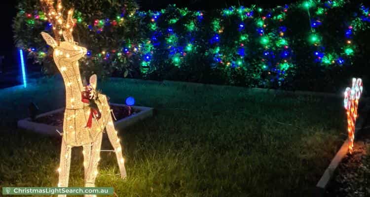 Christmas Light display at 7 Medway Crescent, Boronia