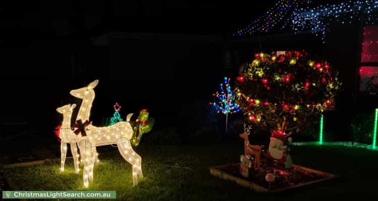 Christmas Light display at 7 Medway Crescent, Boronia
