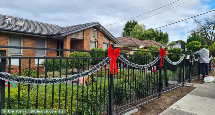 Christmas Light display at 7 Medway Crescent, Boronia