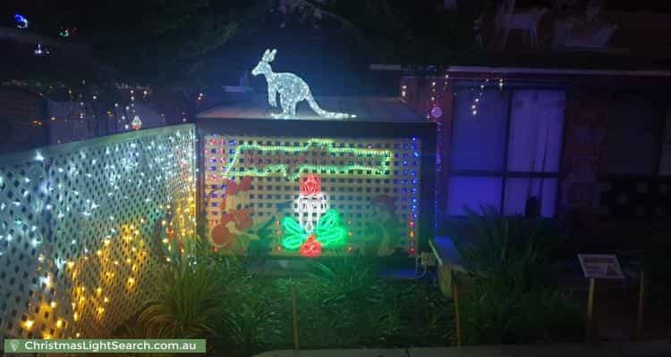 Christmas Light display at 21 McKinley Circuit, Calwell