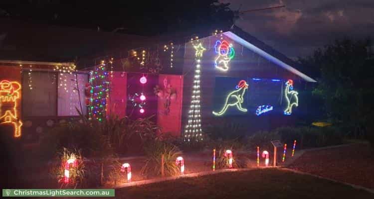 Christmas Light display at 21 McKinley Circuit, Calwell