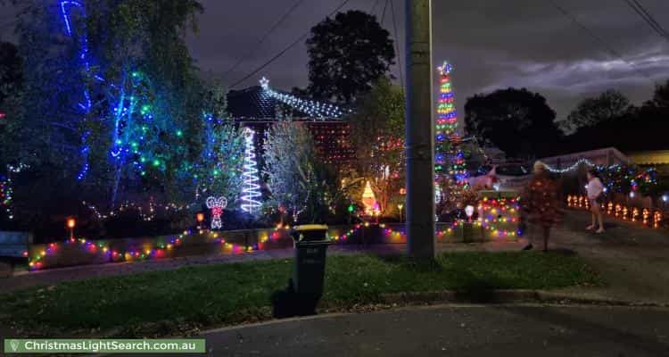 Christmas Light display at 4 Denby Court, Boronia