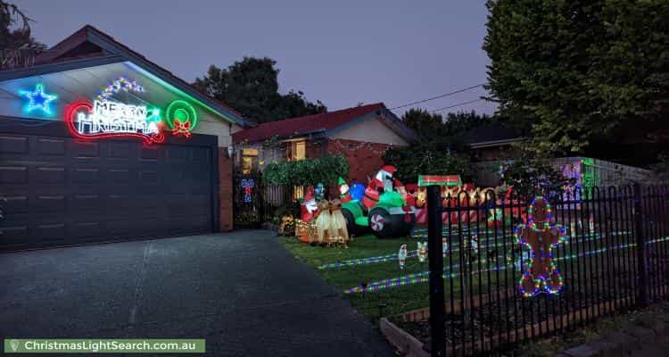 Christmas Light display at 17 Torresdale Drive, Boronia