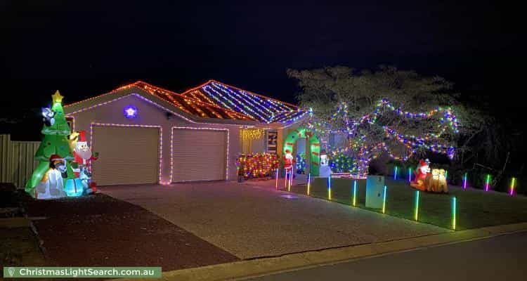 Christmas Light display at  Dacomb Court, Dunlop