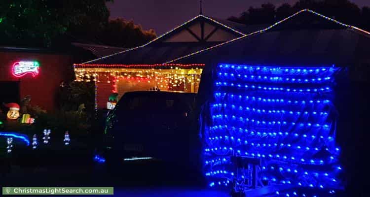 Christmas Light display at 11 Griffin Place, Wynn Vale