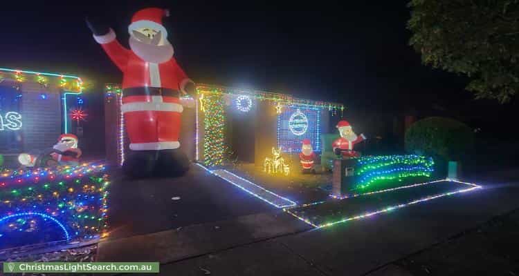 Christmas Light display at 3 Jaeger Street, Cranebrook