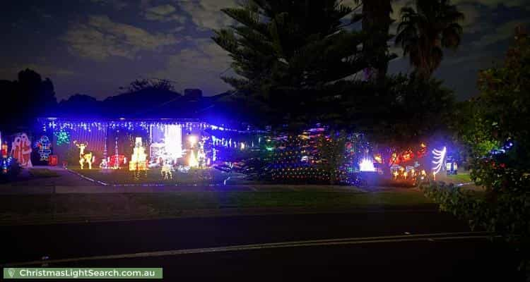 Christmas Light display at 47 Betula Avenue, Bundoora