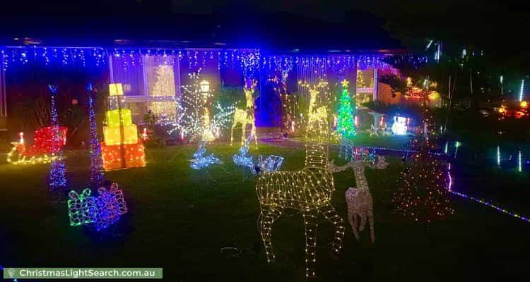 Christmas Light display at 47 Betula Avenue, Bundoora