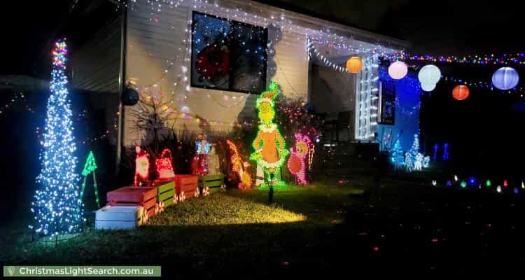 Christmas Light display at 99 Willan Drive, Cartwright