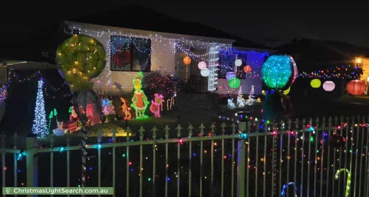Christmas Light display at 99 Willan Drive, Cartwright
