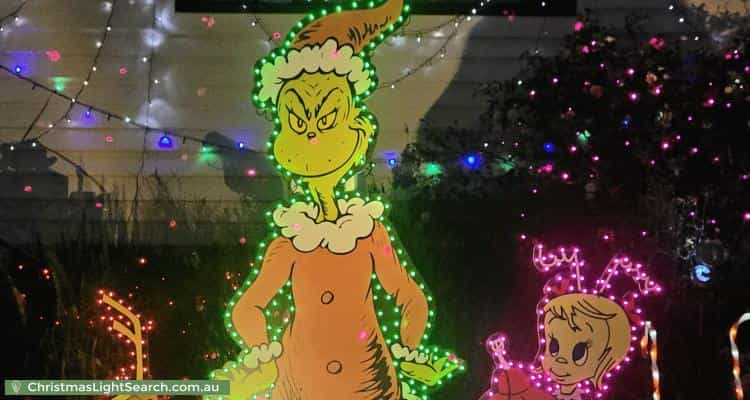Christmas Light display at 99 Willan Drive, Cartwright