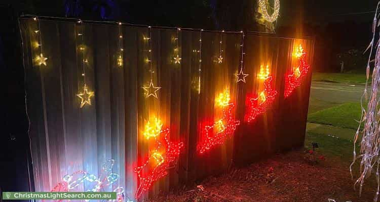 Christmas Light display at 47 Betula Avenue, Bundoora