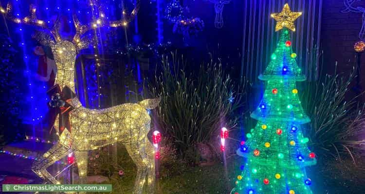 Christmas Light display at 47 Betula Avenue, Bundoora