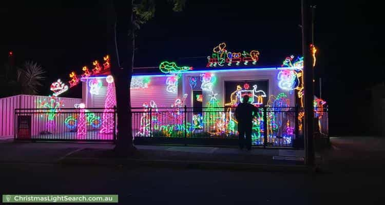 Christmas Light display at 2 Lipsett Terrace, Brooklyn Park