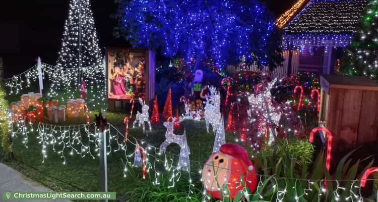 Christmas Light display at 17 Edmonds Street, Narre Warren