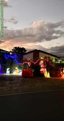 Christmas Light display at 13 Tallon Place, Gordon