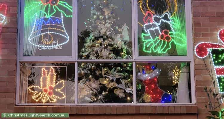 Christmas Light display at 12 Sherwood Road, Ivanhoe