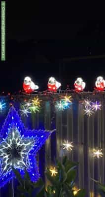 Christmas Light display at 40 Penang Avenue, Colonel Light Gardens
