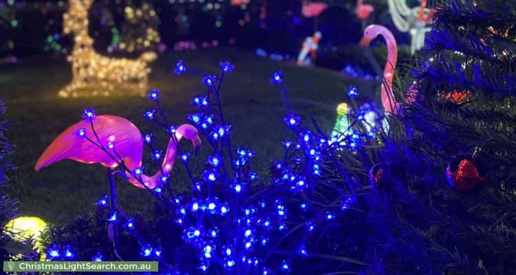 Christmas Light display at 40 Penang Avenue, Colonel Light Gardens