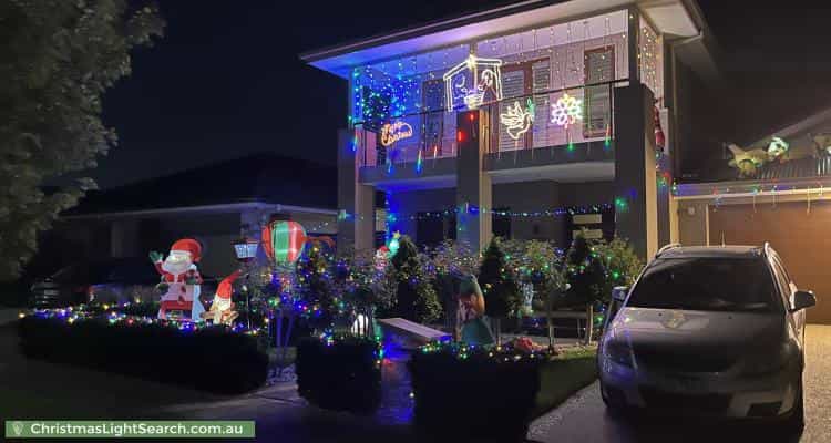 Christmas Light display at 82 Tyers Lane, Keysborough