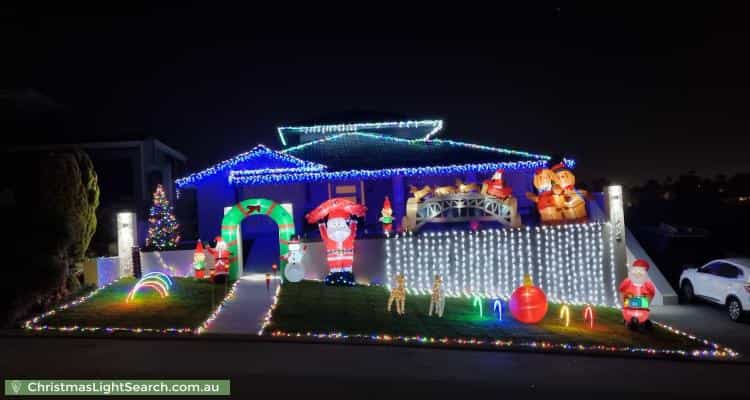 Christmas Light display at  Sector Place, Mullaloo