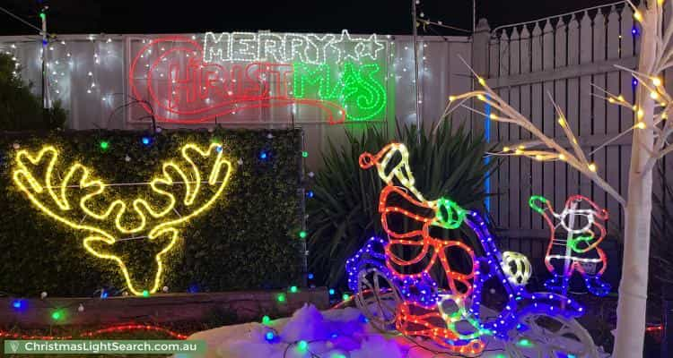 Christmas Light display at 11 Grevillea Road, Kings Park