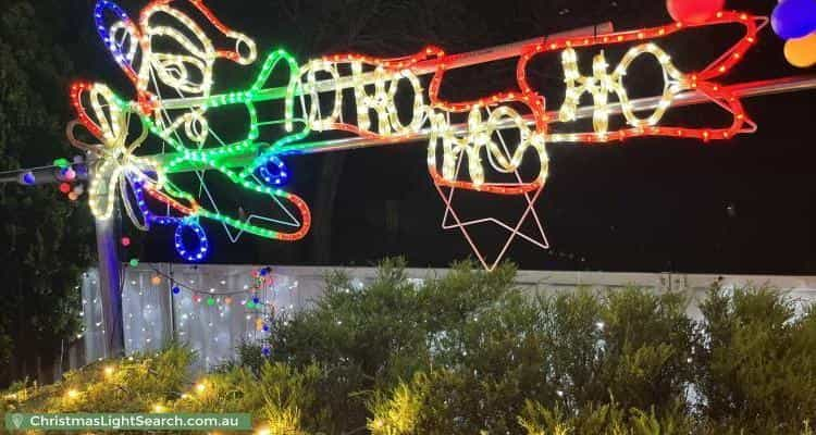 Christmas Light display at 11 Grevillea Road, Kings Park