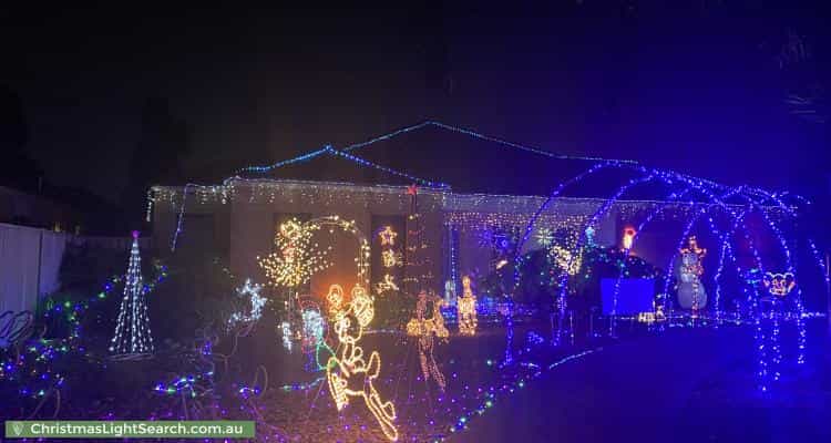Christmas Light display at 13 Derwent Close, Caroline Springs