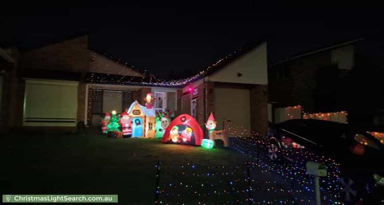 Christmas Light display at 61 Flinders Crescent, Hinchinbrook