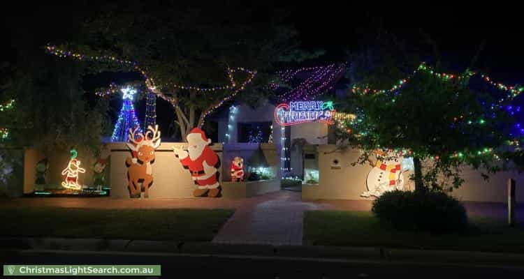 Christmas Light display at 10 Paley Court, Alfredton