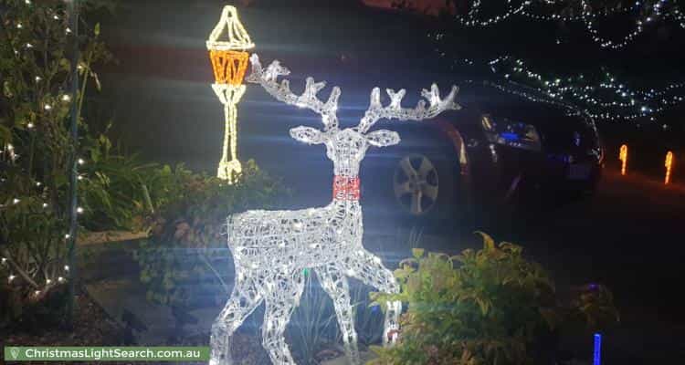 Christmas Light display at 21 McKinley Circuit, Calwell