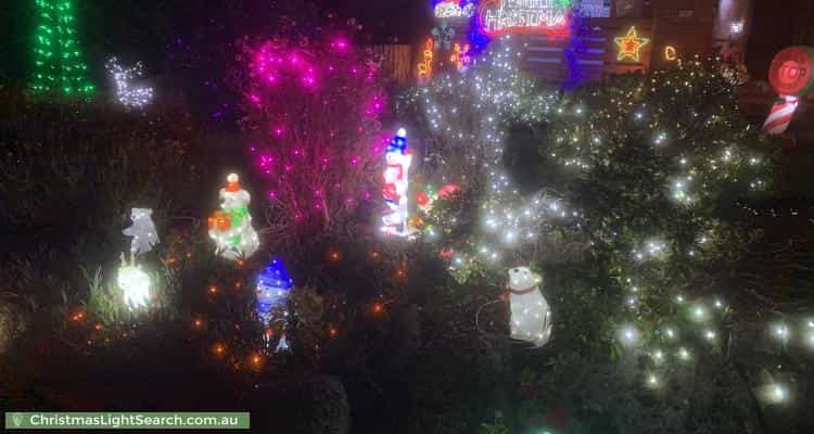 Christmas Light display at 2 Kingburn Court, Templestowe
